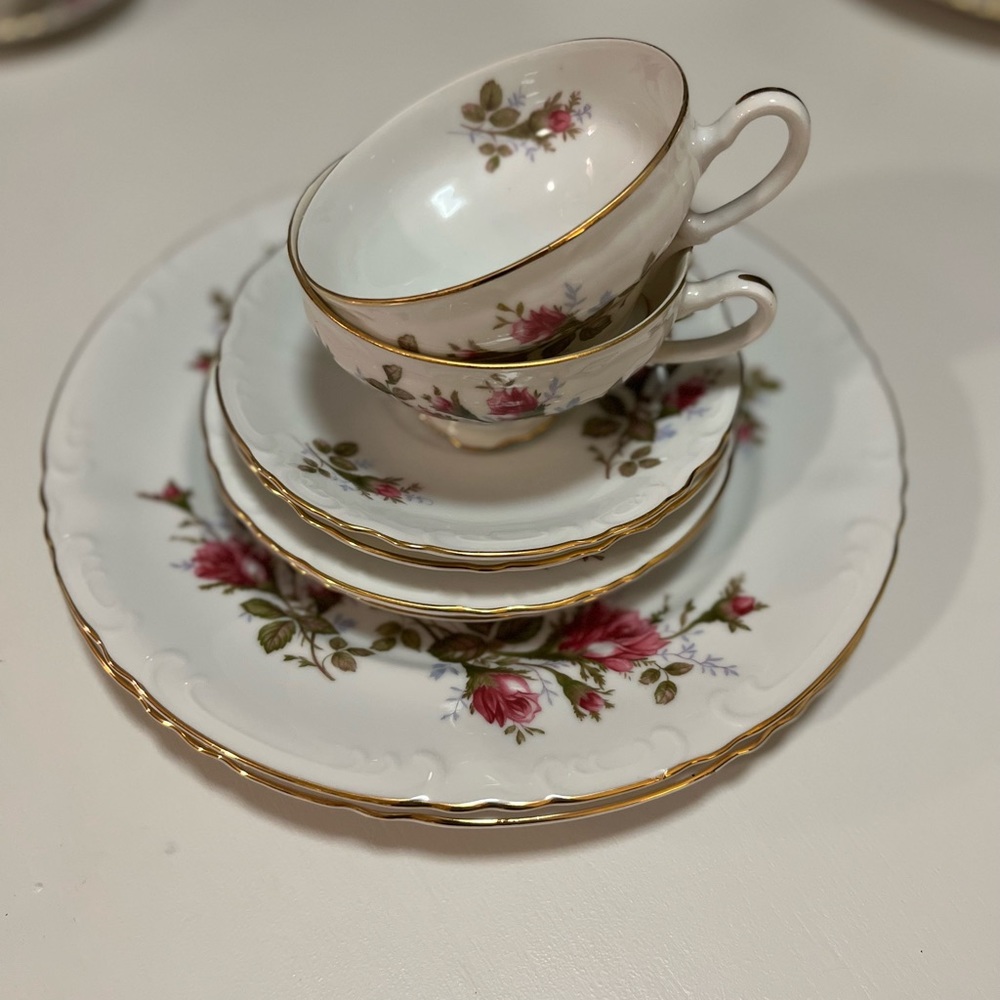 Royal Rose China 2 place setting